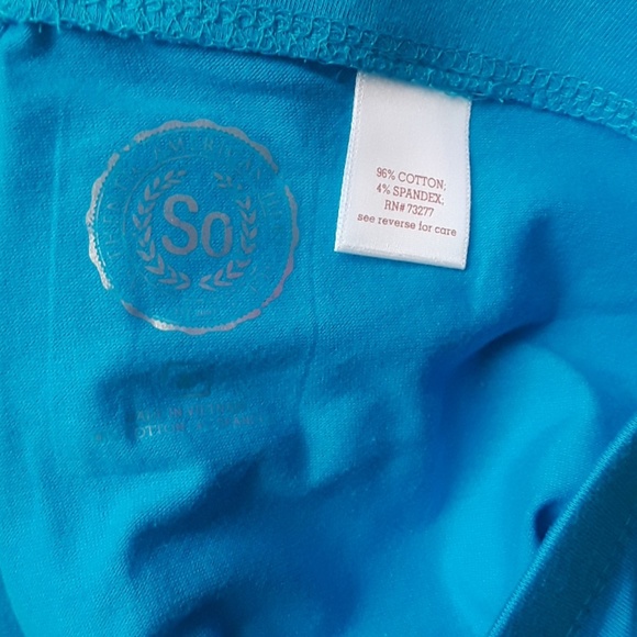 SO  Aqua Long Leggings - Picture 4 of 4